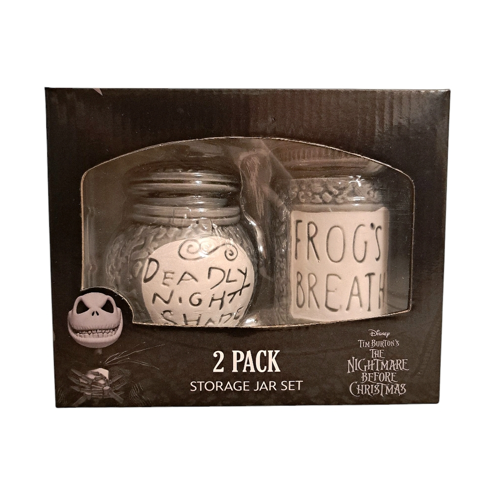 Disney The Nightmare Before Christmas 2 Pack Storage Jar Set